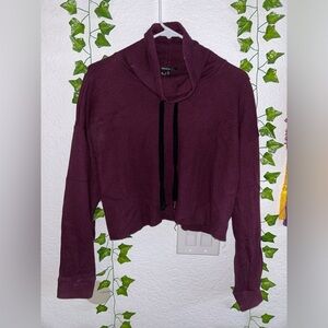 From forever 21, Burgundy, turtle neck type of sweater, size small
